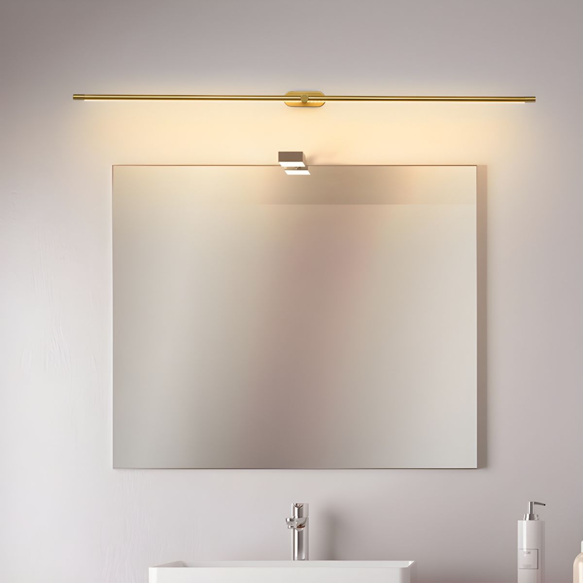 Flano Cordless Linear LED Wall Light – L 98 cm – Black – USB charging connection