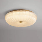 Halo Ripple Glass LED Flush Ceiling Light – product view