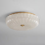 Halo Ripple Glass LED Flush Ceiling Light – product view
