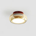June Retro Glass Flush Mount Ceiling Light - Hey Lighting