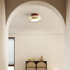 June Retro Glass Flush Mount Ceiling Light - Hey Lighting
