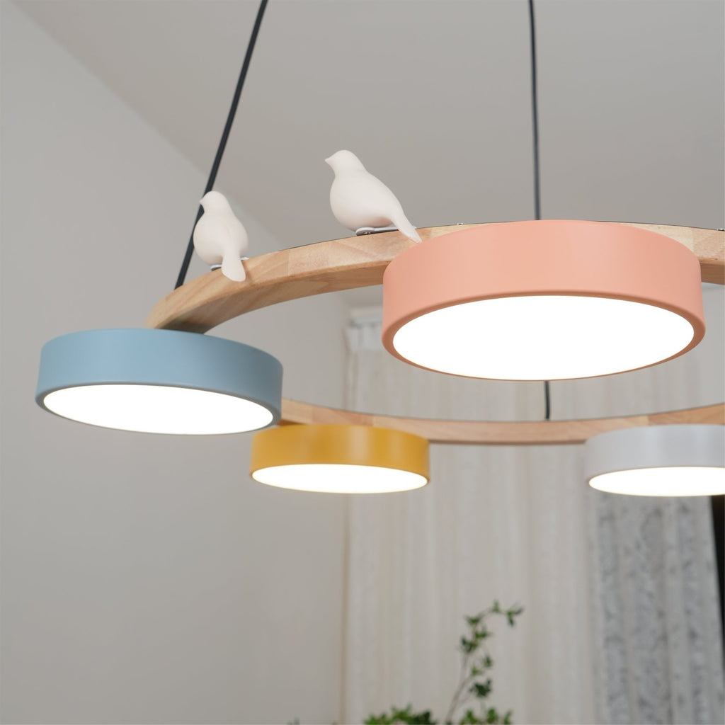 Cliff Chandelier Bird Round - Hey Lighting