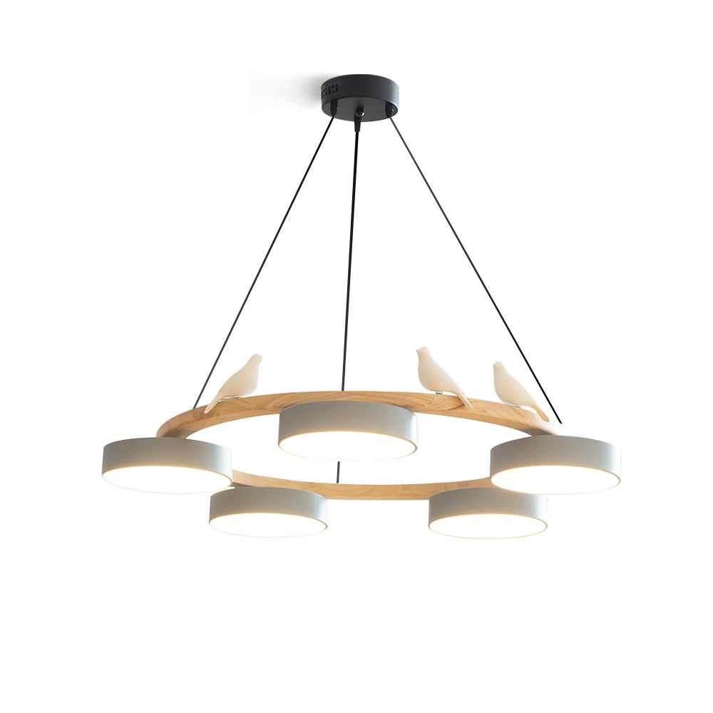 Cliff Chandelier Bird Round - Hey Lighting