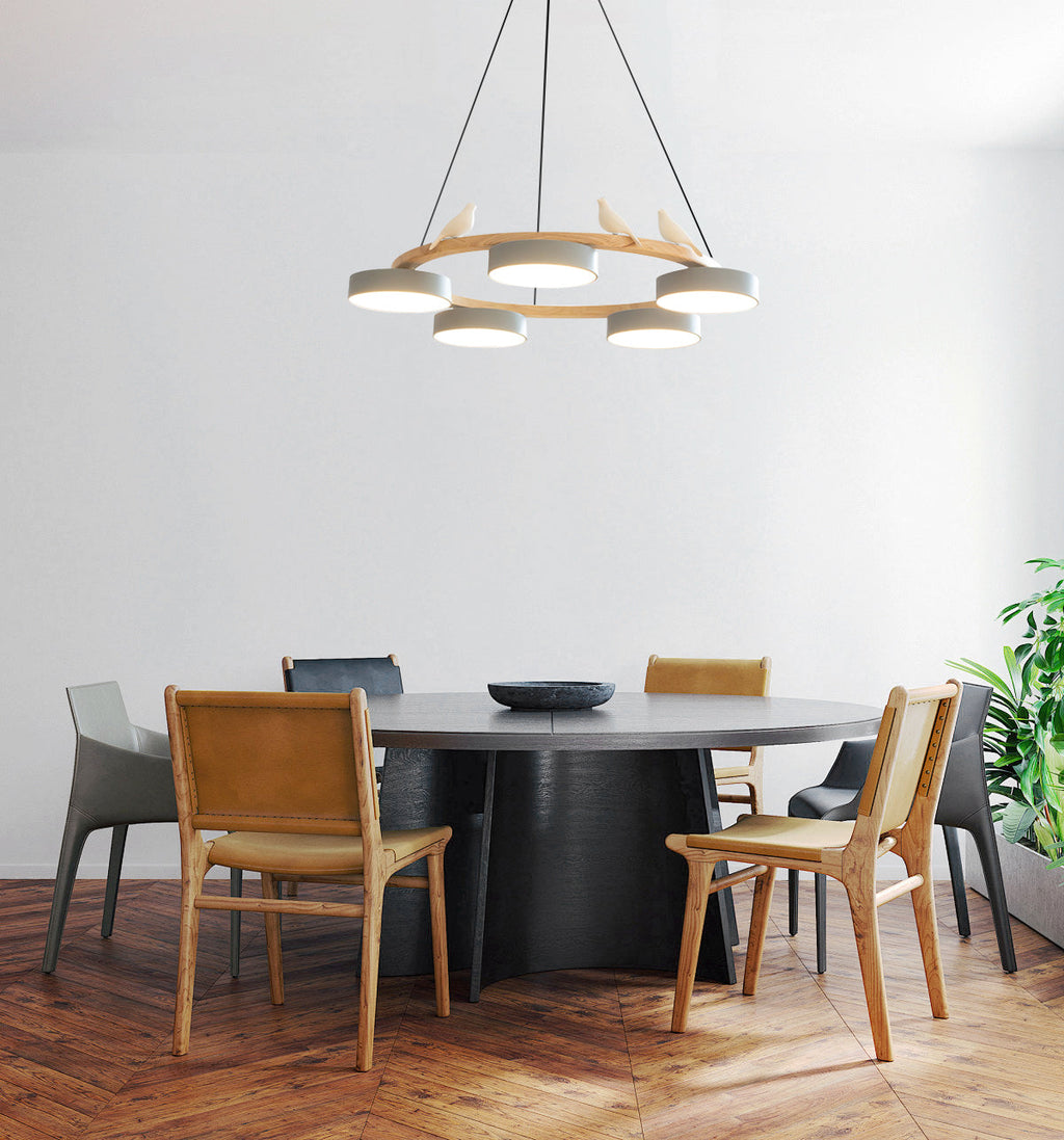 Cliff Chandelier Bird Round - Hey Lighting