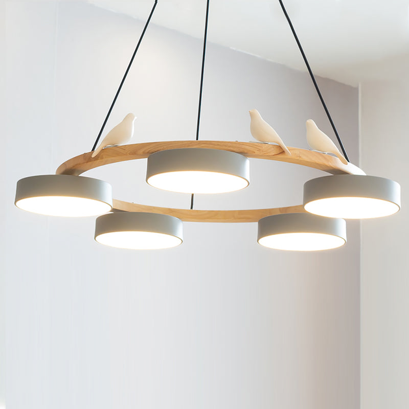 Cliff Chandelier Bird Round - Hey Lighting