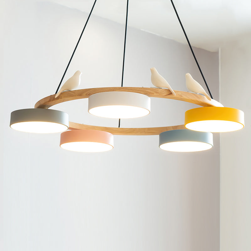 Cliff Chandelier Bird Round - Hey Lighting