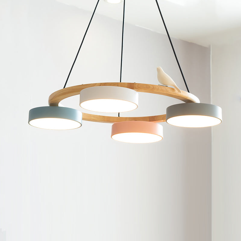Cliff Chandelier Bird Round - Hey Lighting