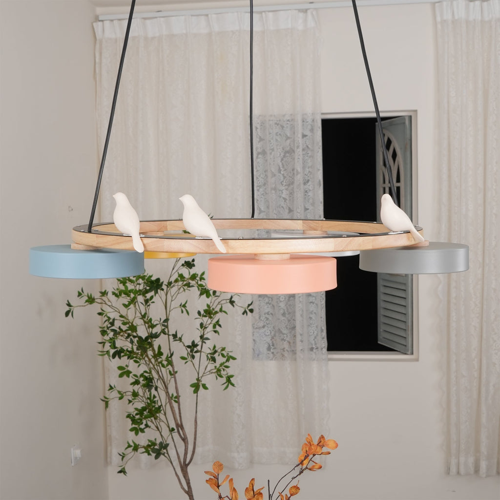 Cliff Chandelier Bird Round - Hey Lighting