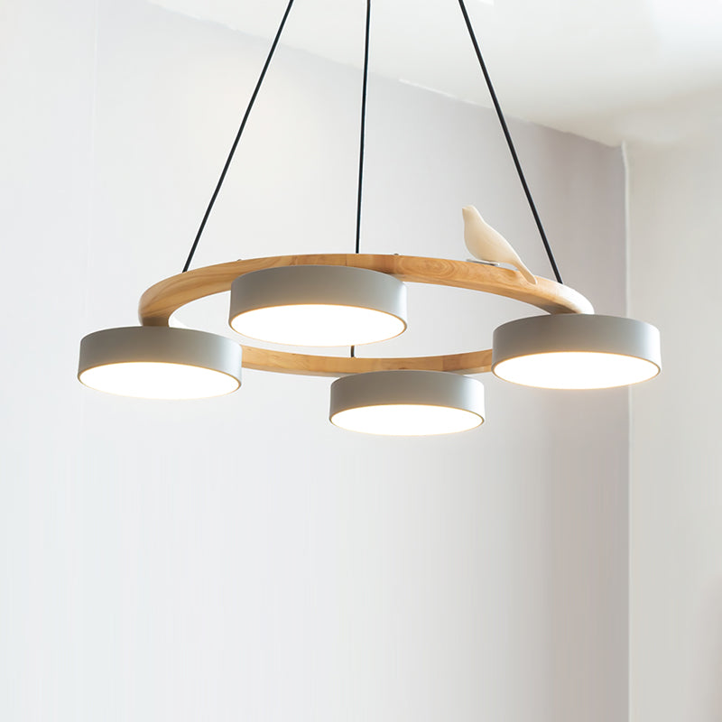 Cliff Chandelier Bird Round - Hey Lighting