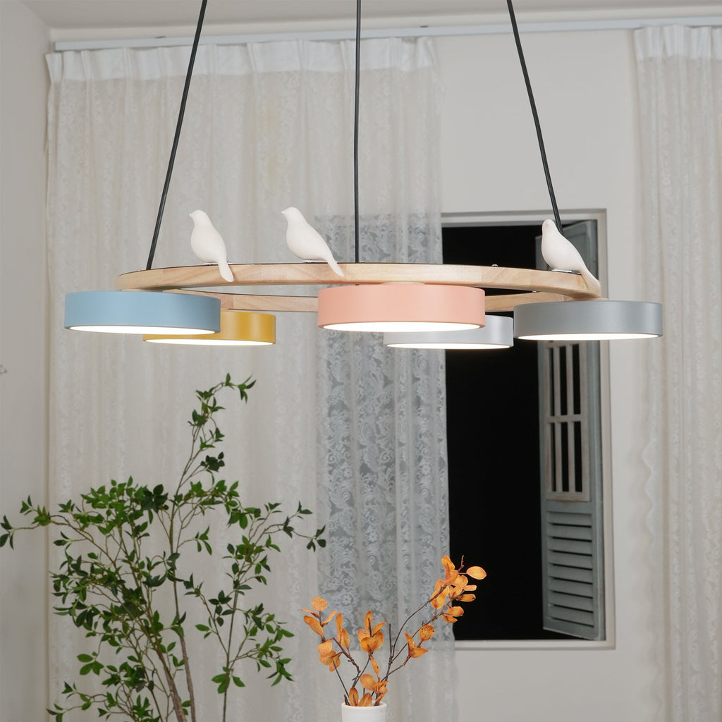 Cliff Chandelier Bird Round - Hey Lighting