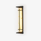 Ray Square Outdoor Wall Light Imitation Alabaster Waterproof - Hey Lighting