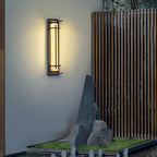 Ray Square Outdoor Wall Light Imitation Alabaster Waterproof - Hey Lighting