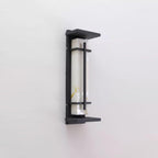Ray Square Outdoor Wall Light Imitation Alabaster Waterproof - Hey Lighting