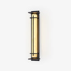 Ray Square Outdoor Wall Light Imitation Alabaster Waterproof - Hey Lighting