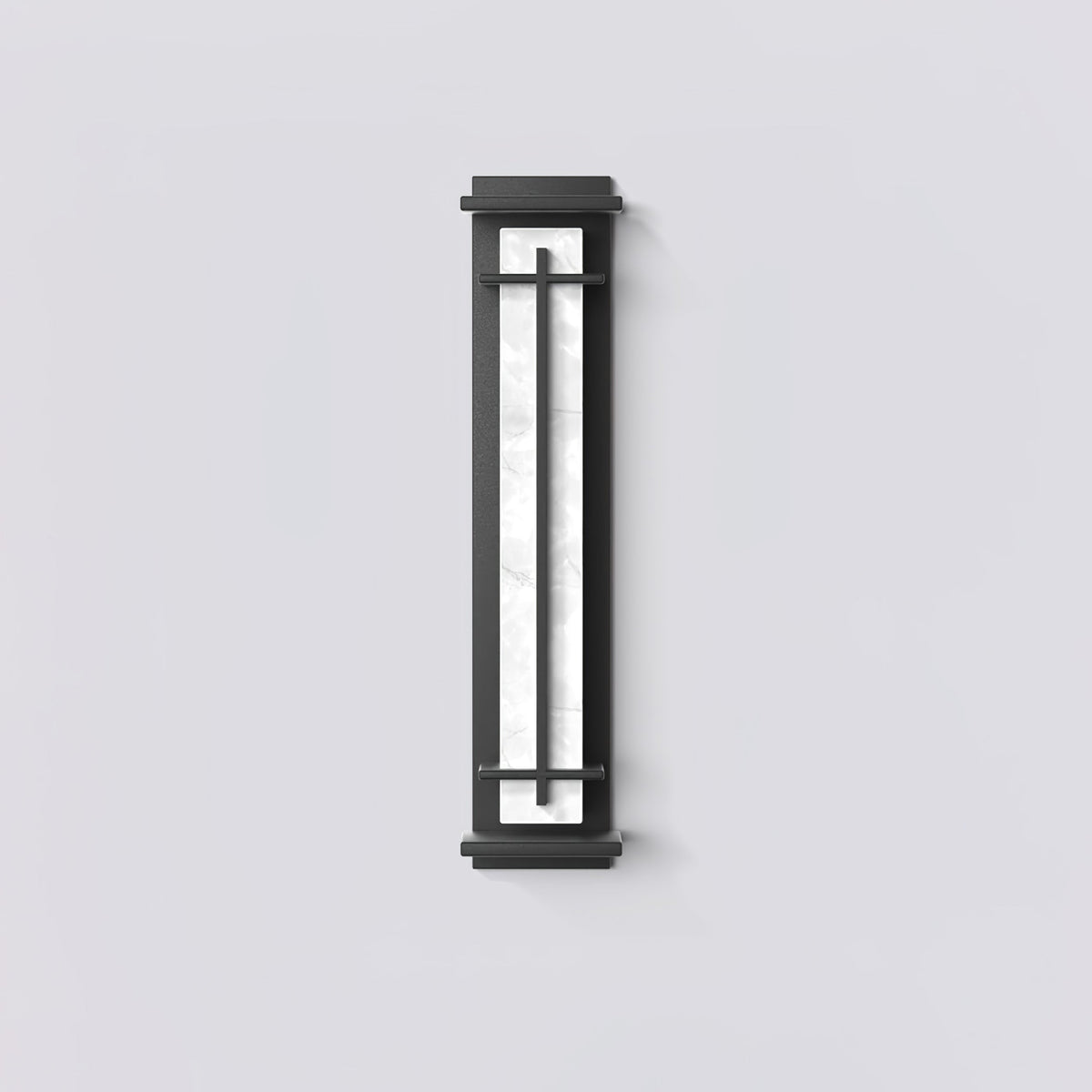Ray Square Outdoor Wall Light Imitation Alabaster Waterproof - Hey Lighting