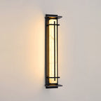 Ray Square Outdoor Wall Light Imitation Alabaster Waterproof - Hey Lighting