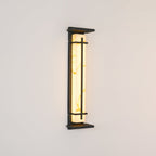 Ray Square Outdoor Wall Light Imitation Alabaster Waterproof - Hey Lighting