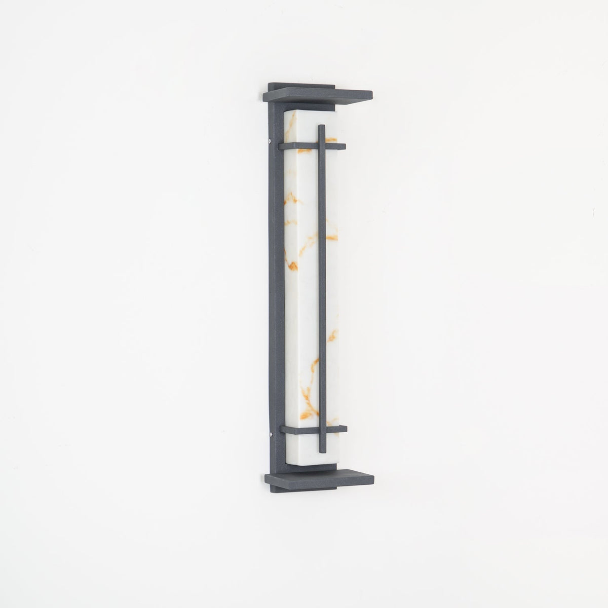 Ray Square Outdoor Wall Light Imitation Alabaster Waterproof - Hey Lighting