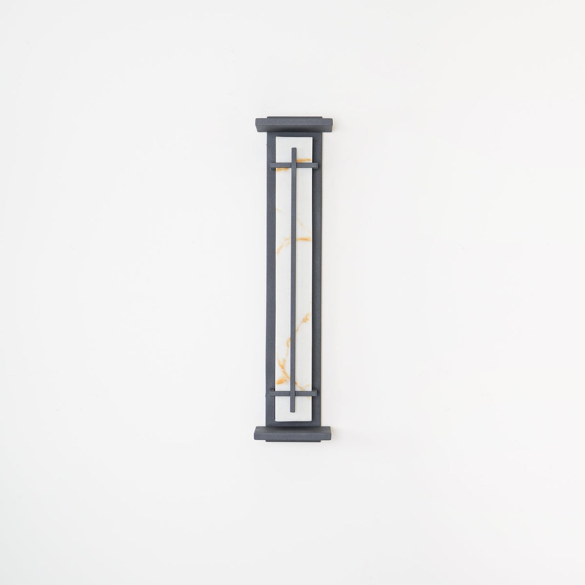 Ray Square Outdoor Wall Light Imitation Alabaster Waterproof - Hey Lighting