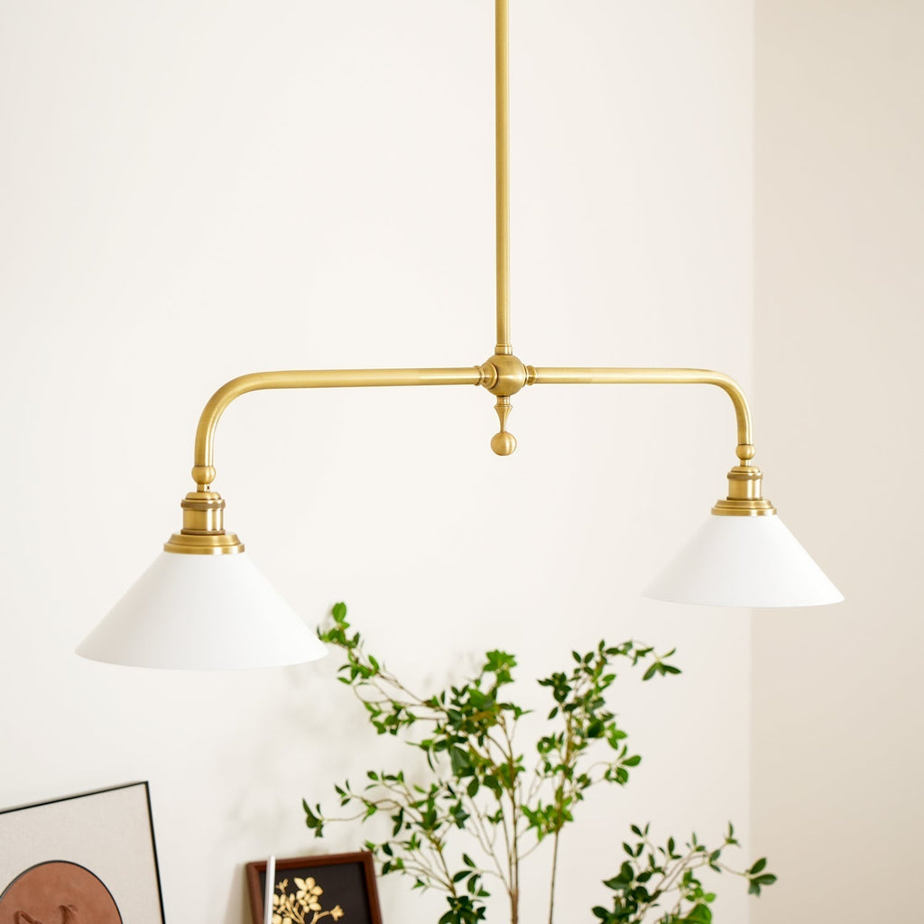 Zya Vintage Two-Head Pendant Light – product view