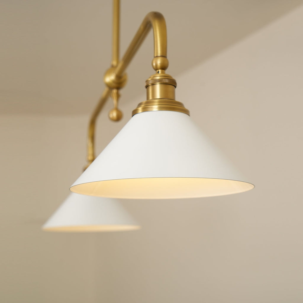 Zya Vintage Two-Head Pendant Light – product view