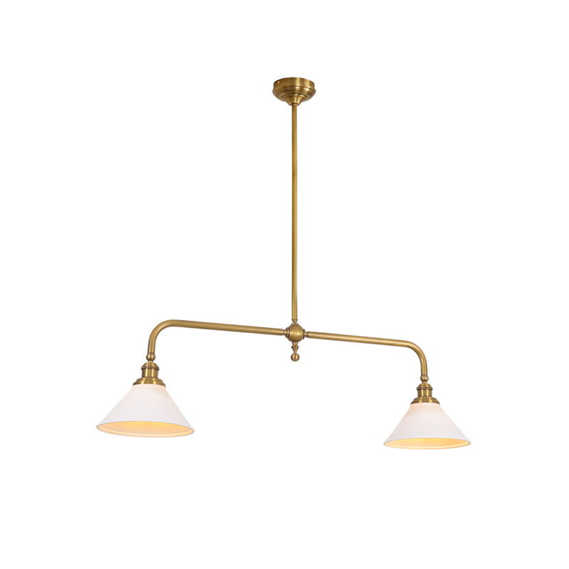 Zya Vintage Two-Head Pendant Light – product view