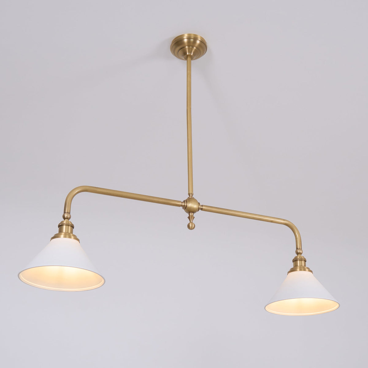 Zya Vintage Two-Head Pendant Light – product view