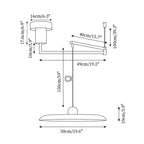 Flux Pendant Lights Morandi Adjustable Arm - Hey Lighting