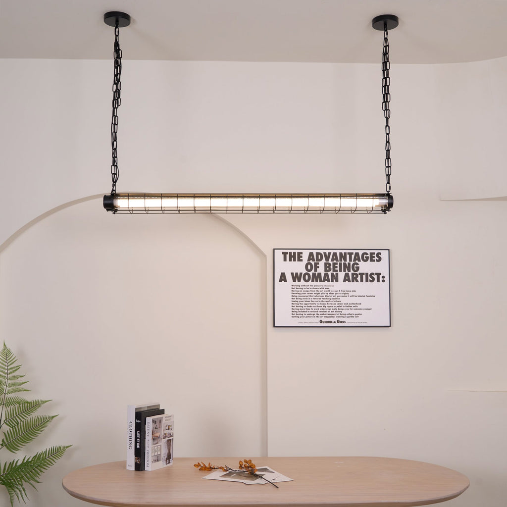 Arsorisra Industrial Linear Pendant Light - Hey Lighting