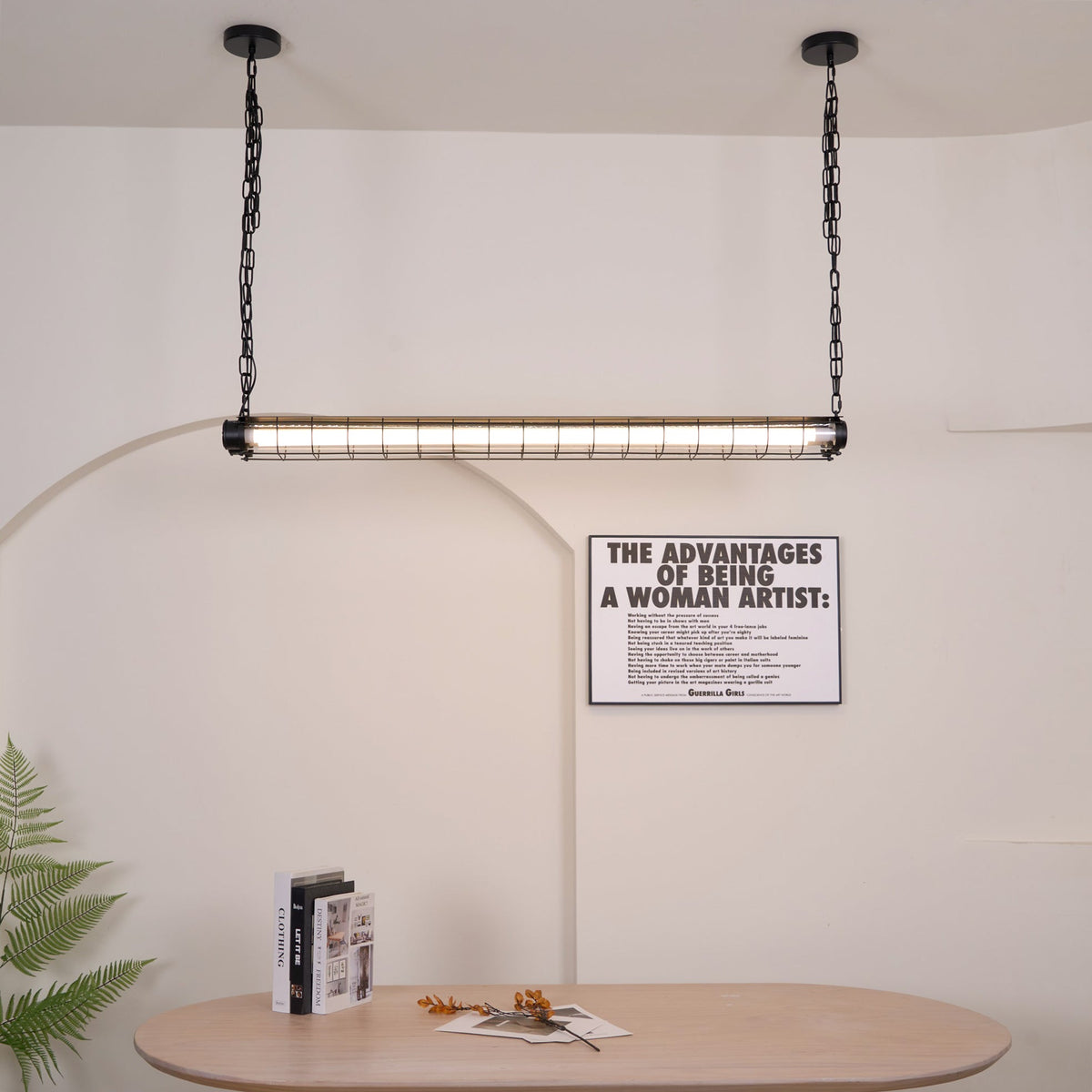 Arsorisra Industrial Linear Pendant Light - Hey Lighting