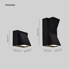 Vexto Modern Black Metal LED Outdoor Wall Lamp - Hey Lighting