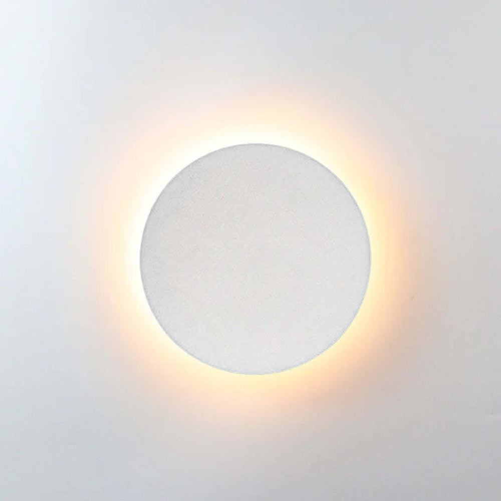 Klyne Minimalist Round/Square Outdoor Wall Lamp LED, Black/White - Hey Lighting
