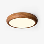 Grena Wood Grain Round Ceiling Light - Hey Lighting