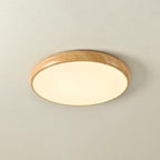 Grena Wood Grain Round Ceiling Light - Hey Lighting