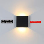Nexu Modern Adjustable Square Outdoor Wall Lamp LED - Hey Lighting
