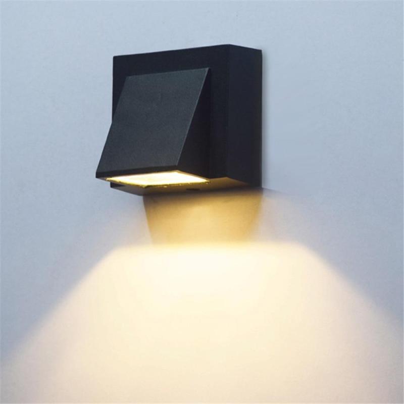 Vexto Modern Black Metal LED Outdoor Wall Lamp - Hey Lighting