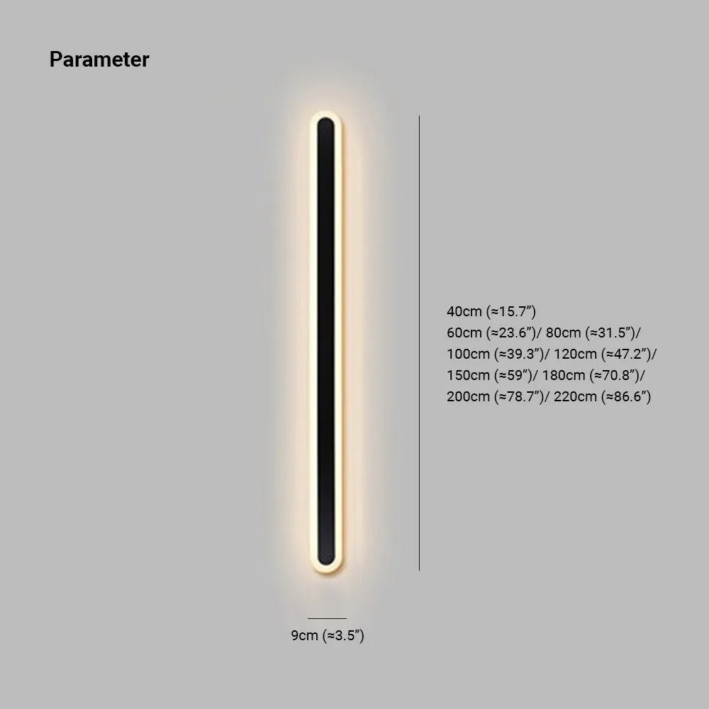 Orral Outdoor Wall Lamp Linear Oval - Hey Lighting