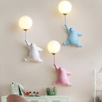 Bear Balloon Wall Reading Lamp - Hey Lighting