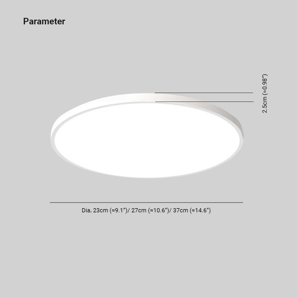 Yani Round Bathroom Led Ceiling Light - Hey Lighting