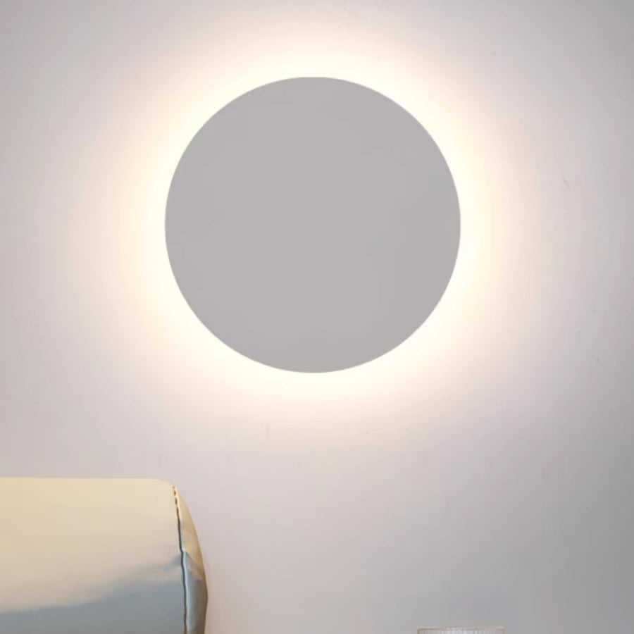 Klyne Minimalist Round/Square Outdoor Wall Lamp LED, Black/White - Hey Lighting
