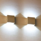 Nexu Modern Adjustable Square Outdoor Wall Lamp LED - Hey Lighting