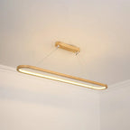 Veon Contemporary Oval Wooden Pendant Light - Hey Lighting