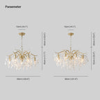 Kristy Luxury Wisteria Flower Crystal Chandelier - Hey Lighting