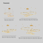 Remi Pendant Light Tir-Circle Liner - Hey Lighting